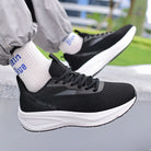 Mens Running Sneakers - Lightweight Breathable Athletic Shoes -