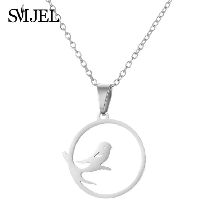 Simple Long Necklace with Arrow Pendant -
