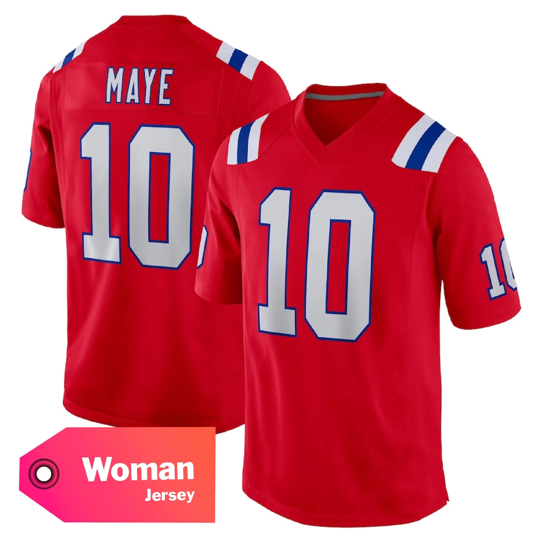 Women's Jersey New England 10 Derek Maye Stitched -
