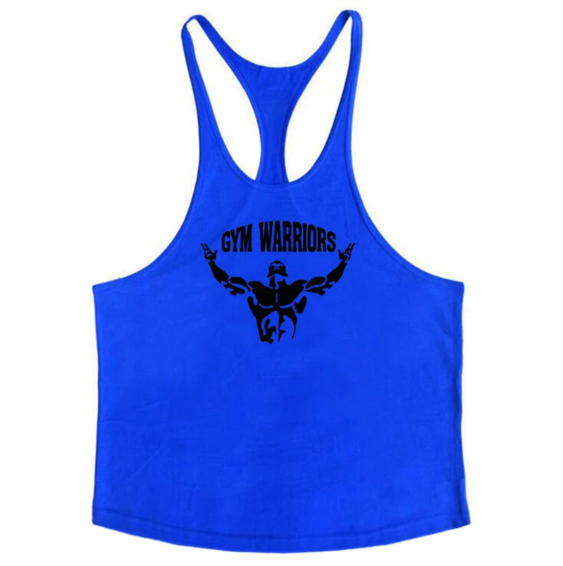 Muscle guys Brand Clothing Gym Tank Tops Mens Fitness cotton Clothes Singlets Men Stringer Bodybuilding sleeveless Shirt -