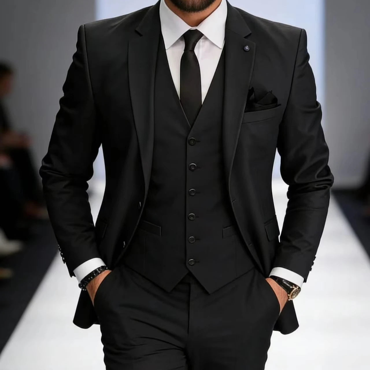 Tailor Made Suits for Men - Slim Fit Business and Wedding Suit -