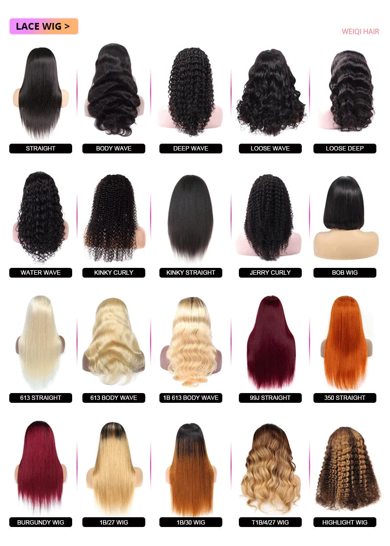 Natural Transparent Lace Front Wig -