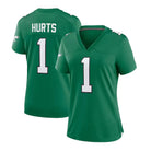 Women's Philadelphia 26 Saquon Barkley 1 Jalen Hurts 33 DeJean Football Jerseys Stitched Jerseys -