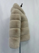 Fox Fur With Hood -