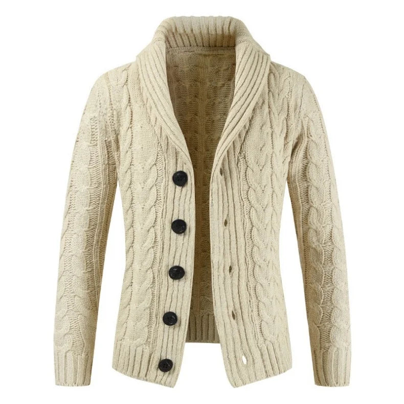 Men Long-sleeve Knitted Sweater -