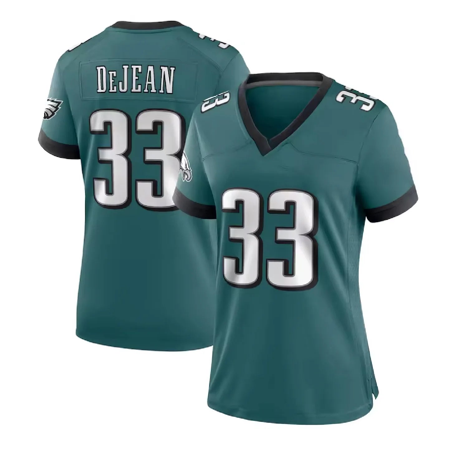 Women's Philadelphia 26 Saquon Barkley 1 Jalen Hurts 33 DeJean Football Jerseys Stitched Jerseys -