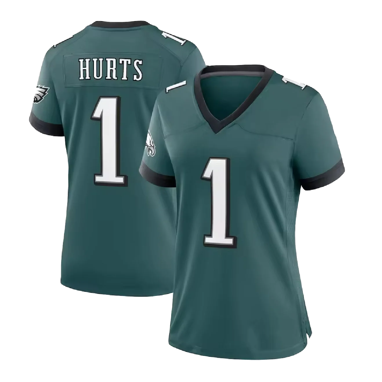 Women's Philadelphia 26 Saquon Barkley 1 Jalen Hurts 33 DeJean Football Jerseys Stitched Jerseys -