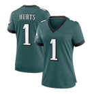 Women's Philadelphia 26 Saquon Barkley 1 Jalen Hurts 33 DeJean Football Jerseys Stitched Jerseys -