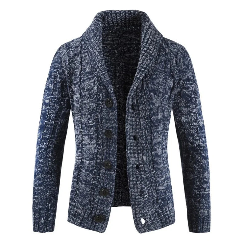 Men Long-sleeve Knitted Sweater -