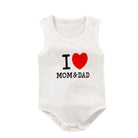 Keep your baby boy cool and comfy with this cotton sleeveles outfit featuring adorable cartoon bodysuit pajamas perfect for playtime and sleep! -