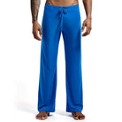 Mens Yoga Pants Elastic Waistband Fitness Training Joggers Loose Lightweight Slacks Beach Fashion Casual Sport Pants -