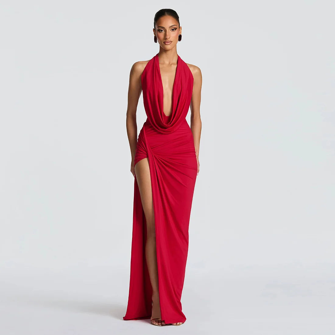Halter Neck Dress -