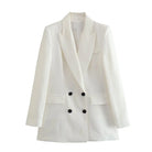 Linen Double Breasted Blazer -
