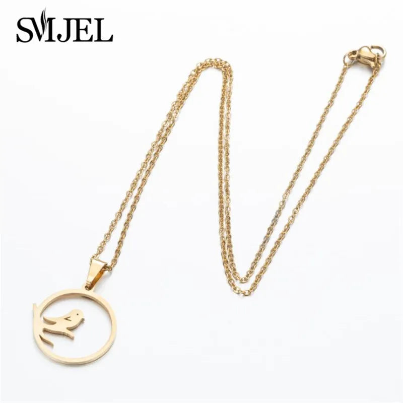 Simple Long Necklace with Arrow Pendant -