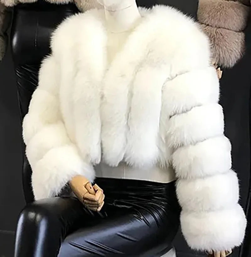Knitted Fur Coat -