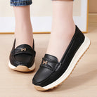 Casual Loafers for Women - Genuine Leather Slip-On Comfort Shoes -