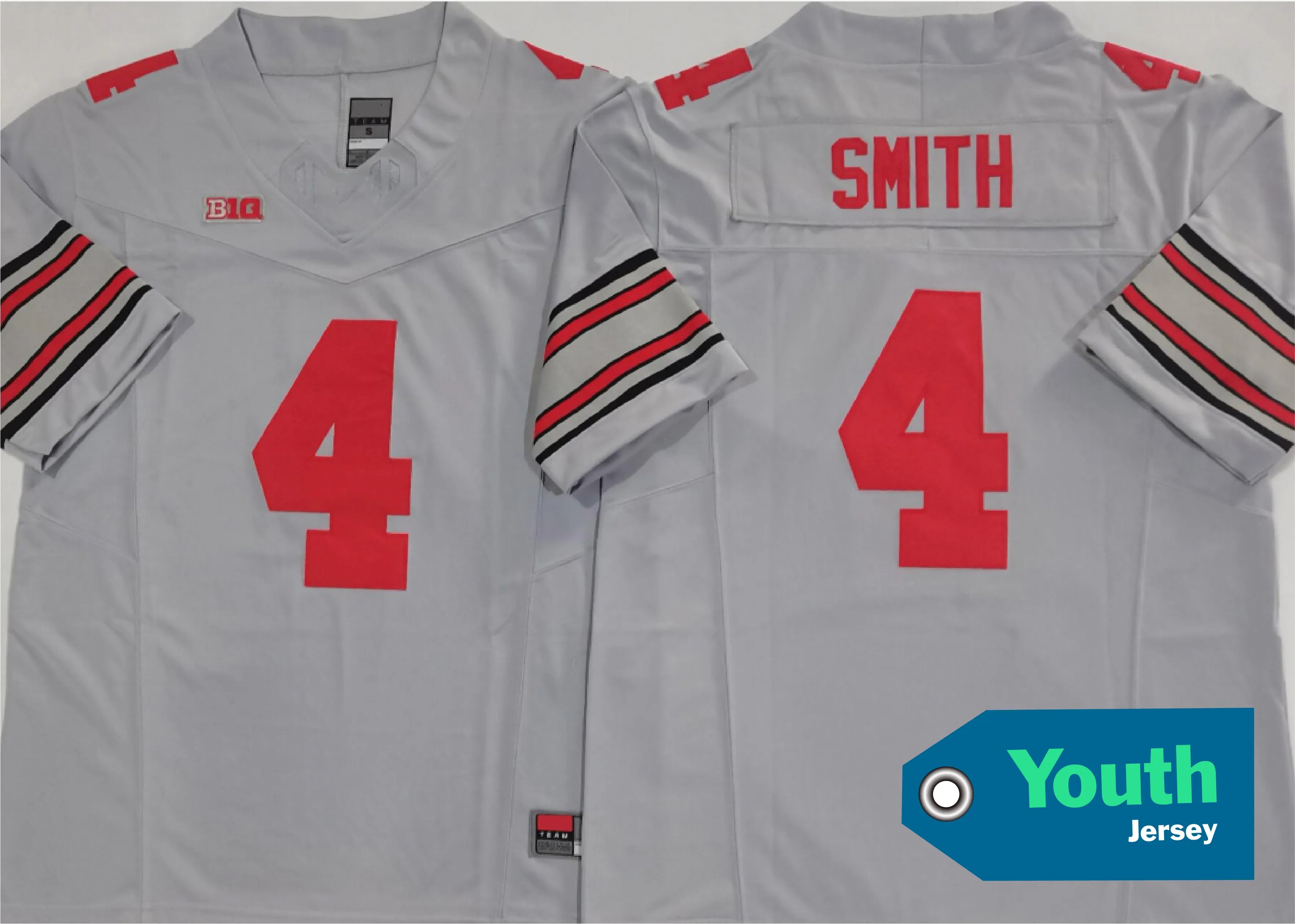 Youth Jerseys College American Football Ohio State 10#Sayin 2#DOWNS 4#SMITH 1#JUDKINS 7#STROUD Stitched Jerseys -