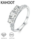 Silver 1.1ct Moissanite Ring -