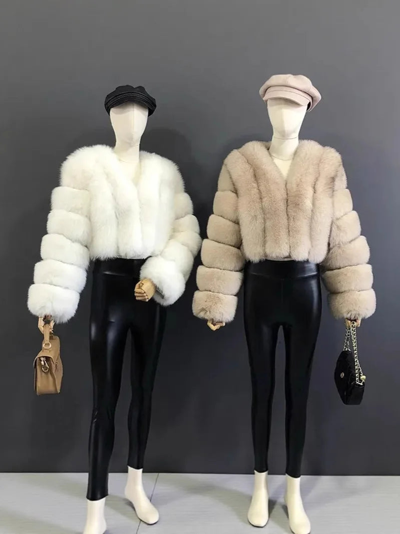 Knitted Fur Coat -