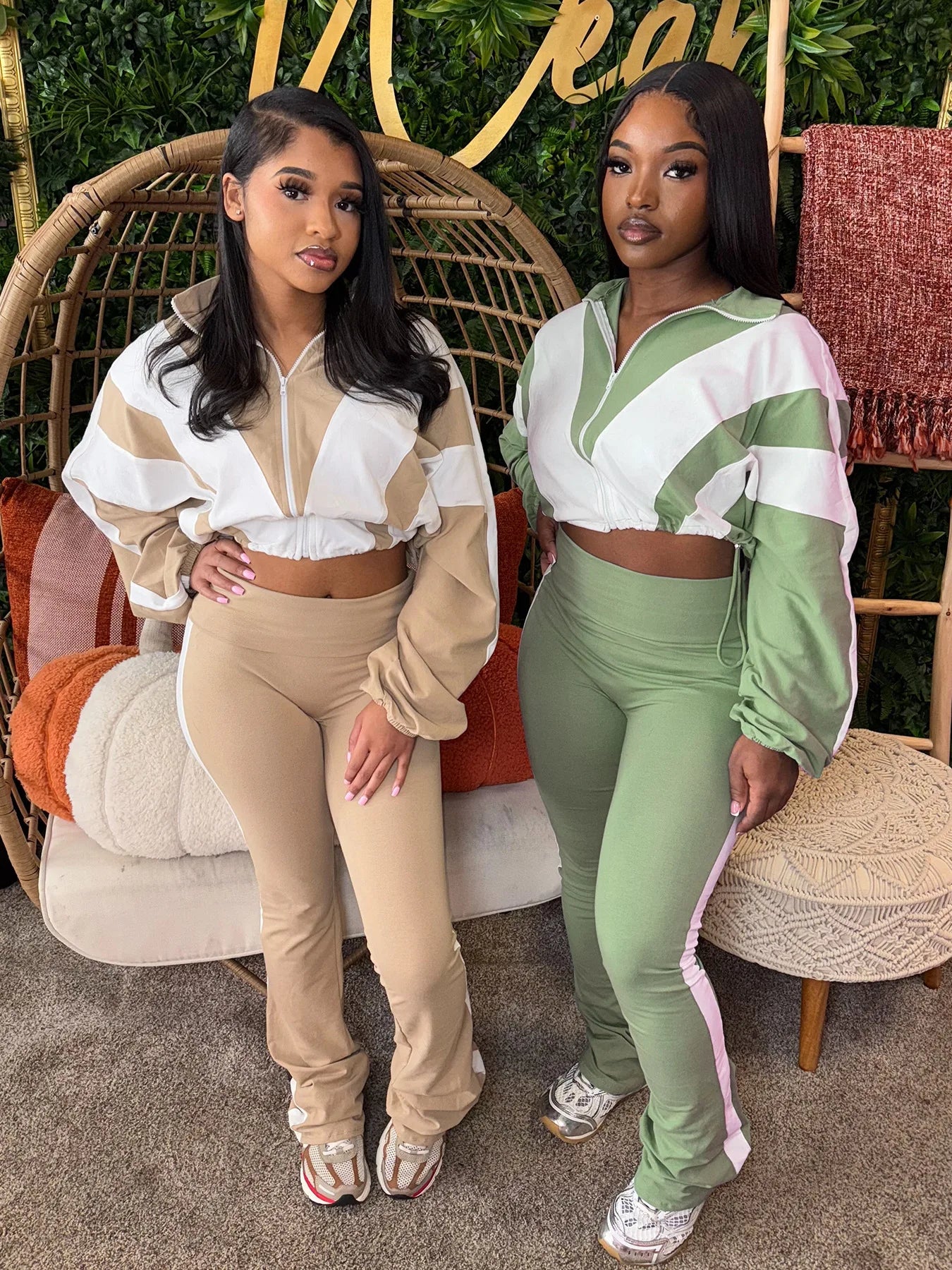 Two Piece Crop Sets -