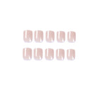 Custom Private Label Nails Luxury Short Oval Round Tips Pink Press on Nails Fake Nails -