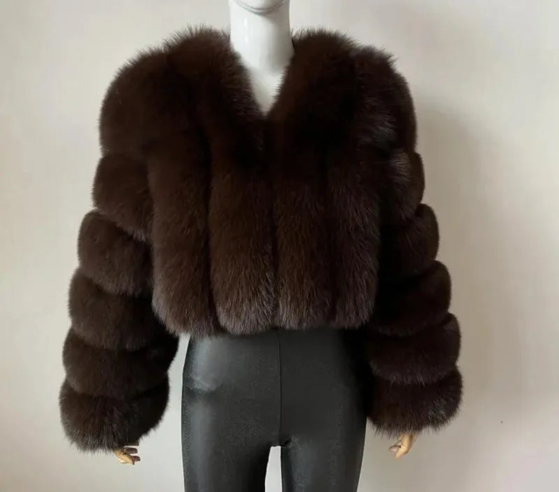 Knitted Fur Coat -