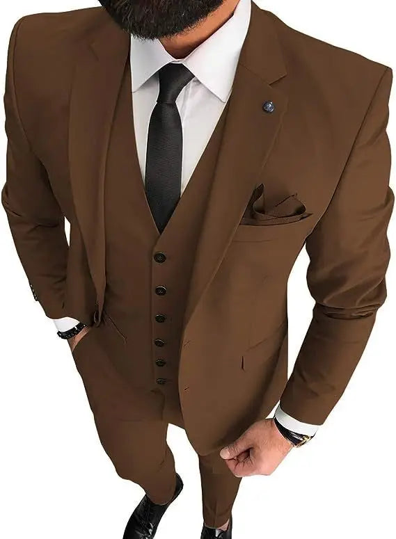 Tailor Made Suits for Men - Slim Fit Business and Wedding Suit -