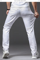 Men White Jeans Slim Fit -