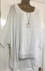 Cotton Linen Round Neck Shirt -