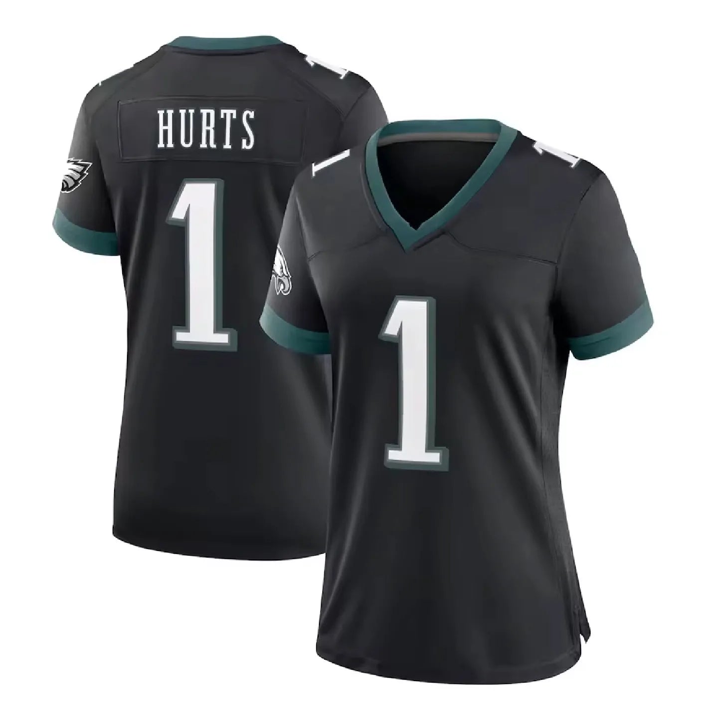 Women's Philadelphia 26 Saquon Barkley 1 Jalen Hurts 33 DeJean Football Jerseys Stitched Jerseys -