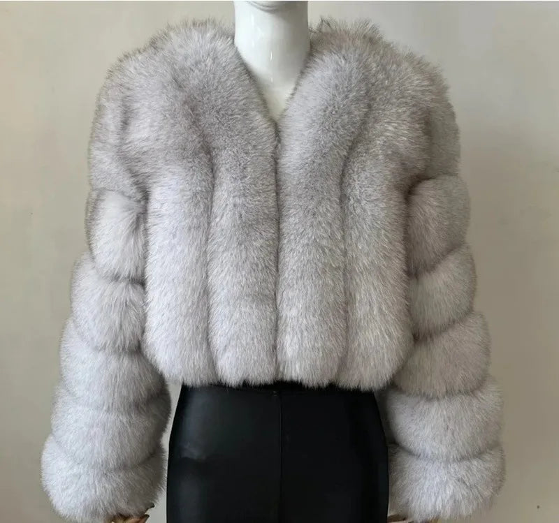 Knitted Fur Coat -