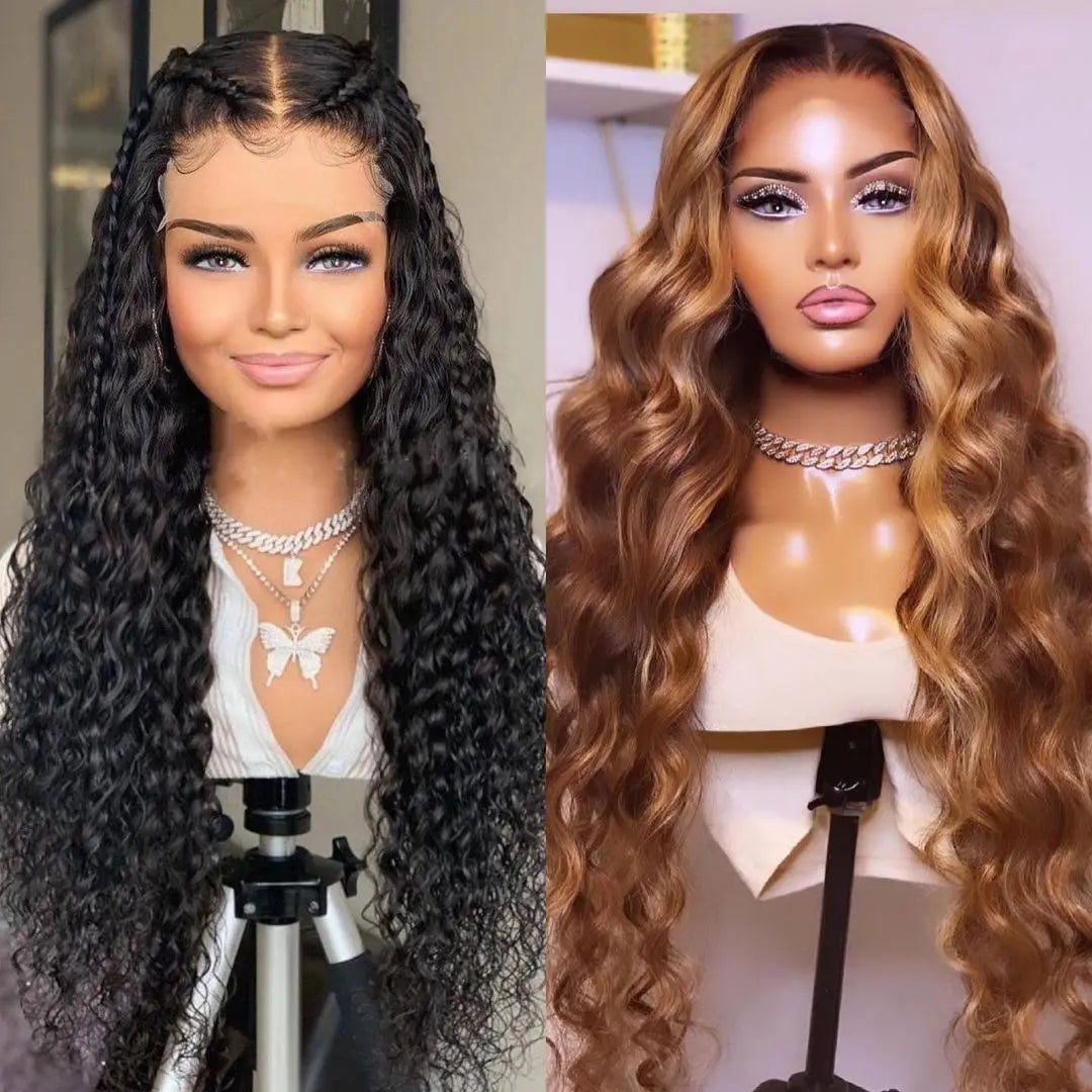 Natural Transparent Lace Front Wig -