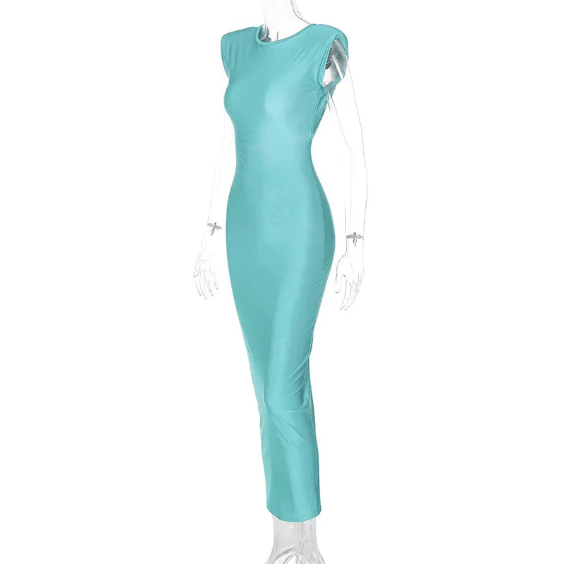 Elegant Backless Maxi Dress -