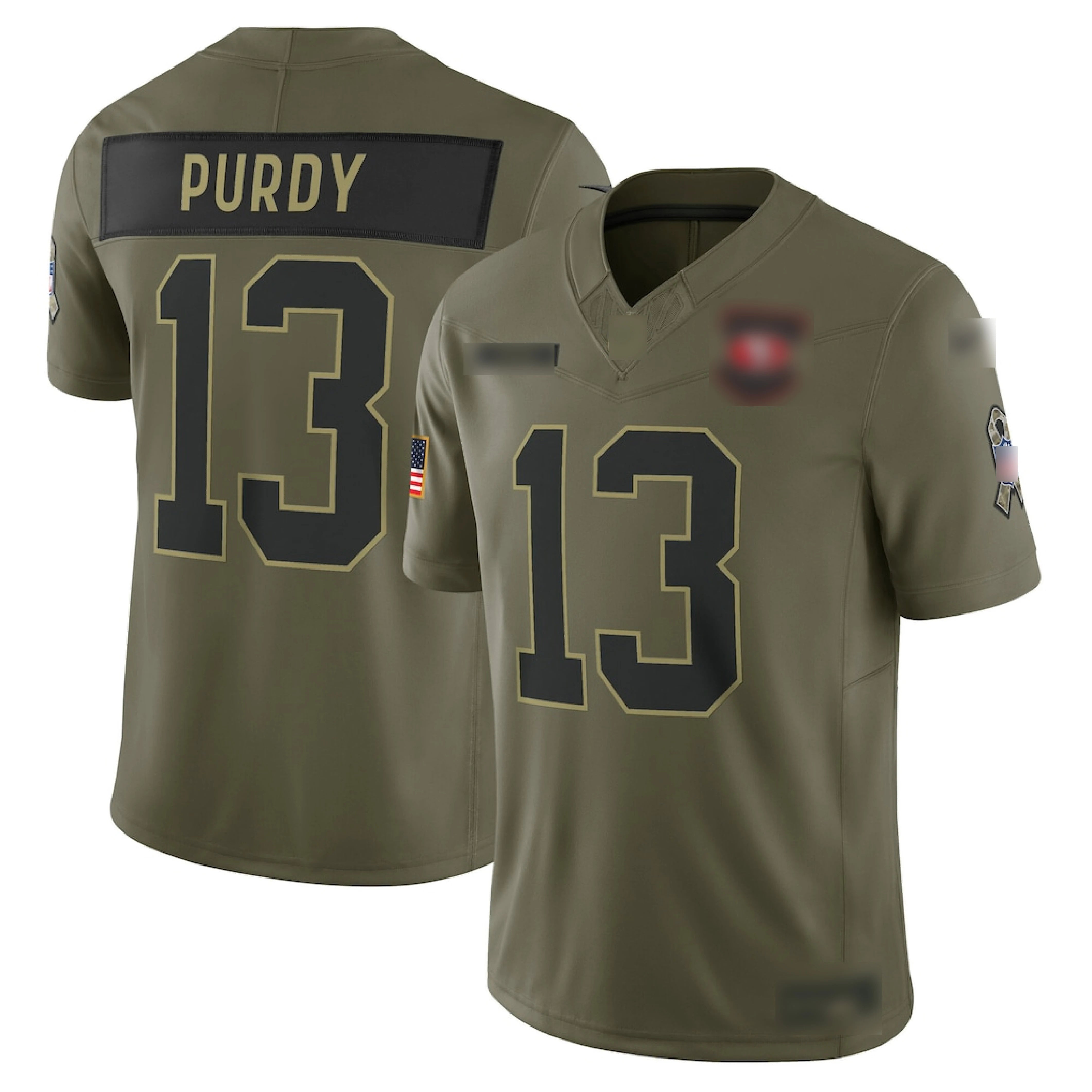 Salute to Service Jersey Barkley Mahomes Purdy Barkley Gibbs Allen Stroud -