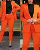 Casual Suits for Women - Slim Fit Double Breasted 2 Piece Set -