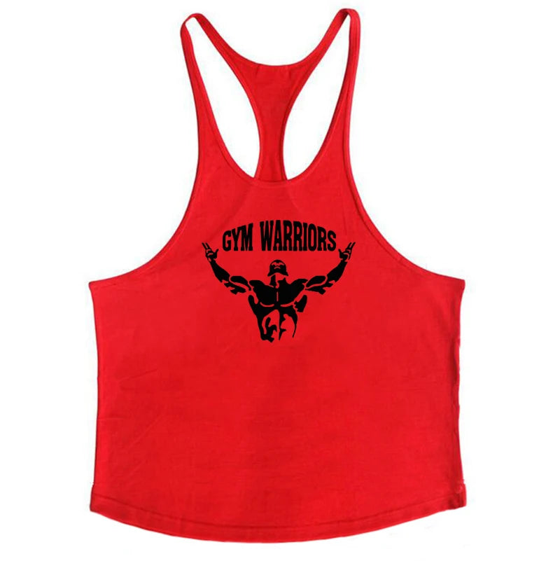 Muscle guys Brand Clothing Gym Tank Tops Mens Fitness cotton Clothes Singlets Men Stringer Bodybuilding sleeveless Shirt -