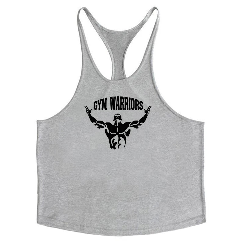 Muscle guys Brand Clothing Gym Tank Tops Mens Fitness cotton Clothes Singlets Men Stringer Bodybuilding sleeveless Shirt -