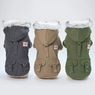 Dog Leather Jacket (Warm) -
