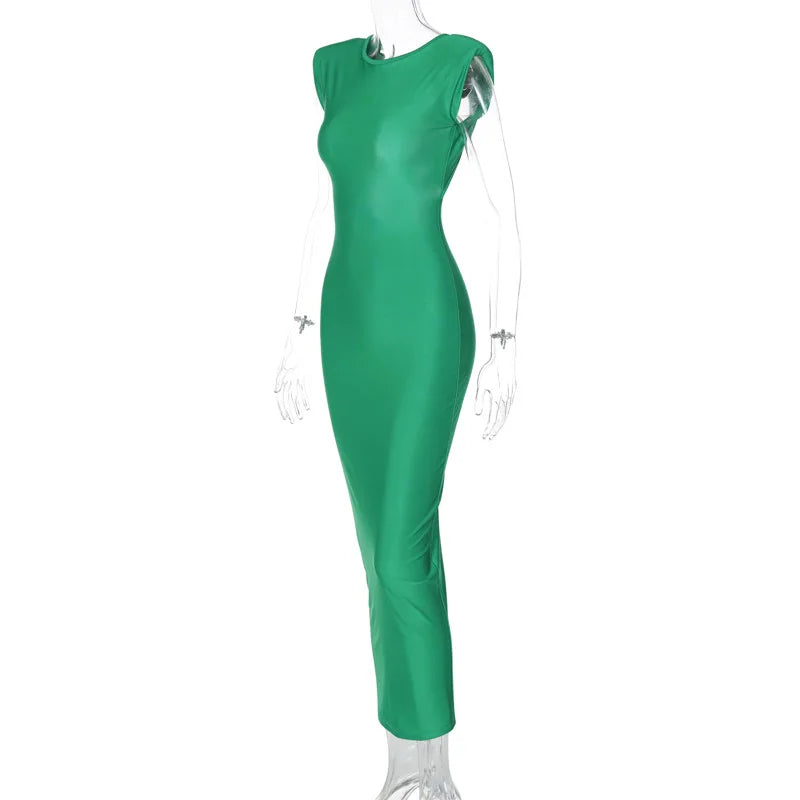 Elegant Backless Maxi Dress -