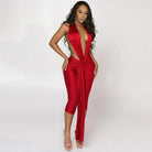 V Neck Romper -