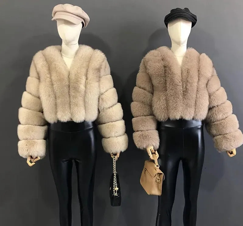 Knitted Fur Coat -