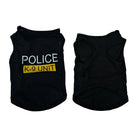 Dress your pup in style with this adorable pet vest police-themed puppy t-shirt—a cute and fashionable addition to your pet's wardrobe! -