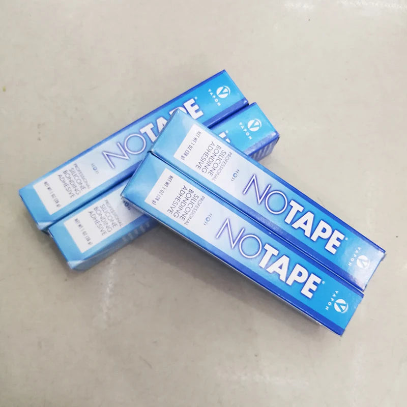 No Tape Lace Glue Waterproof Hair Systems Adhesives Strong Hold Wig Glue for Frontal Invisible Hair Bonding Glue Latex-Free -