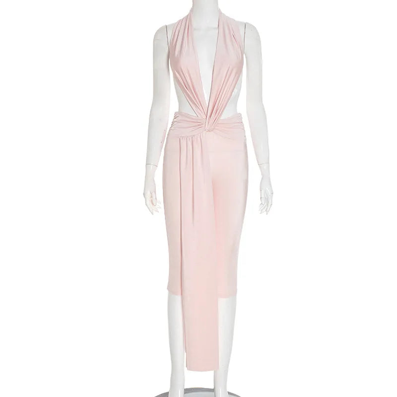 V Neck Romper -