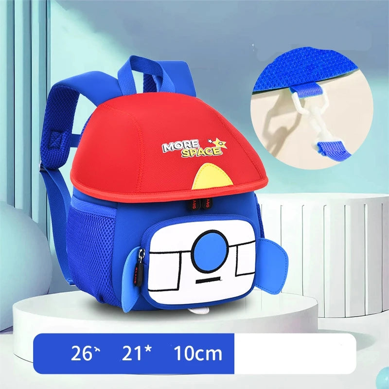 New Kindergarten Schoolbag Cute Little Hat Children Go Out to Play Anti-lost Backpack Good Quality School Backpacks 2024 -