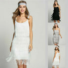 Great Gatsby Tassel Fringe Flapper Headband 1920s Party Ro Rox Cocktail Dress -