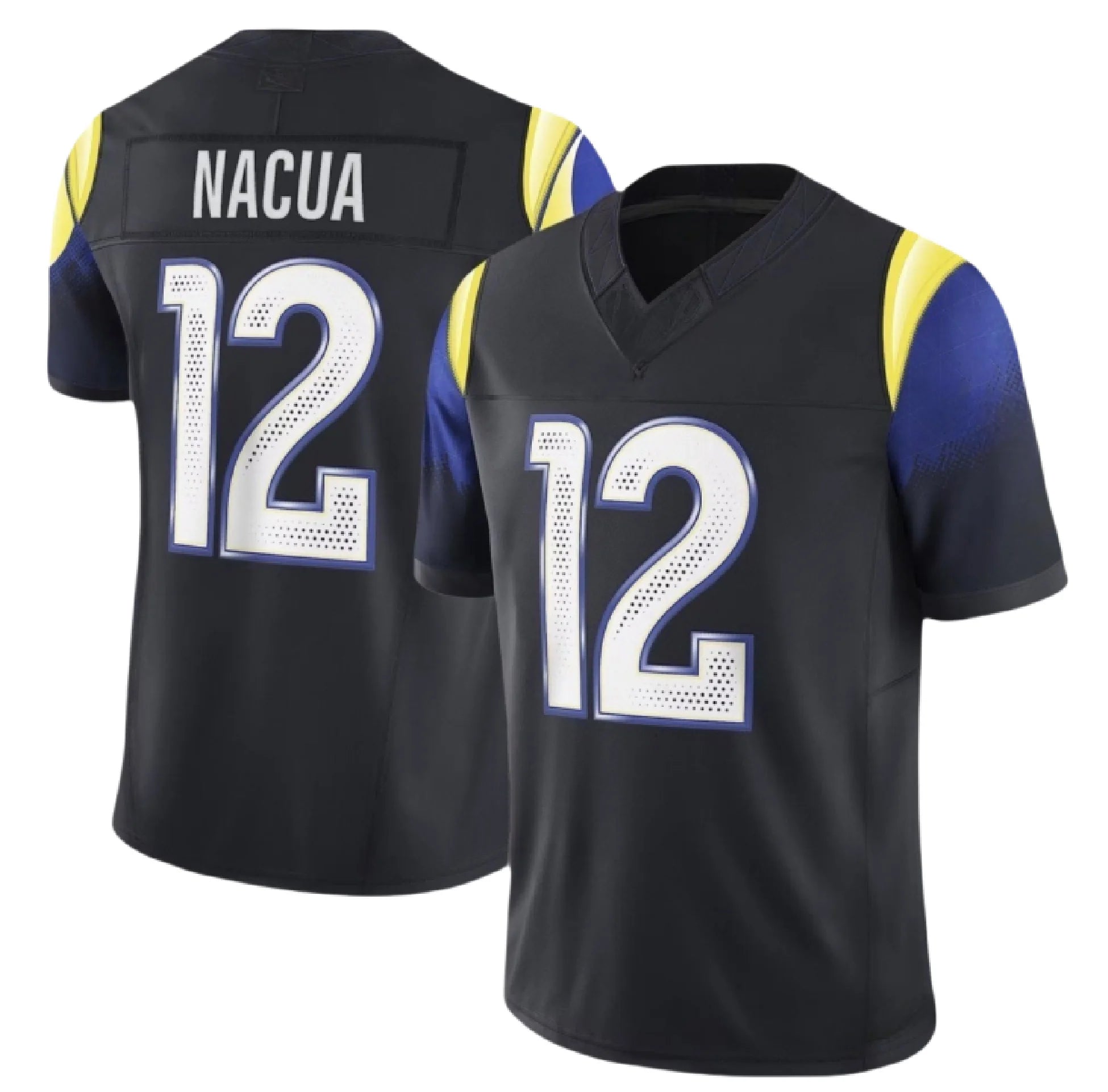 Los Angeles Rams Jeserys 12# Puka Nacua 17# Adams 8# Verse 99# Donald 9#Stafford -