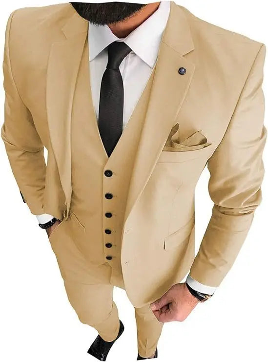 Tailor Made Suits for Men - Slim Fit Business and Wedding Suit -