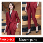 Lady Formal Trouser Office Business Pants Wear Woman Suit -