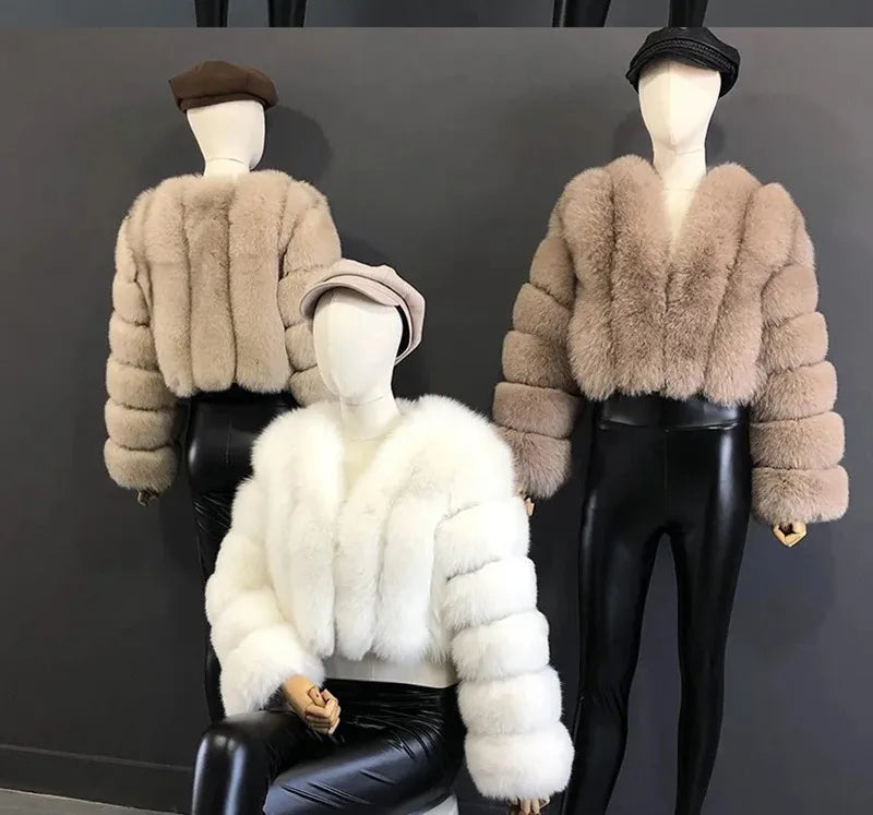 Knitted Fur Coat -